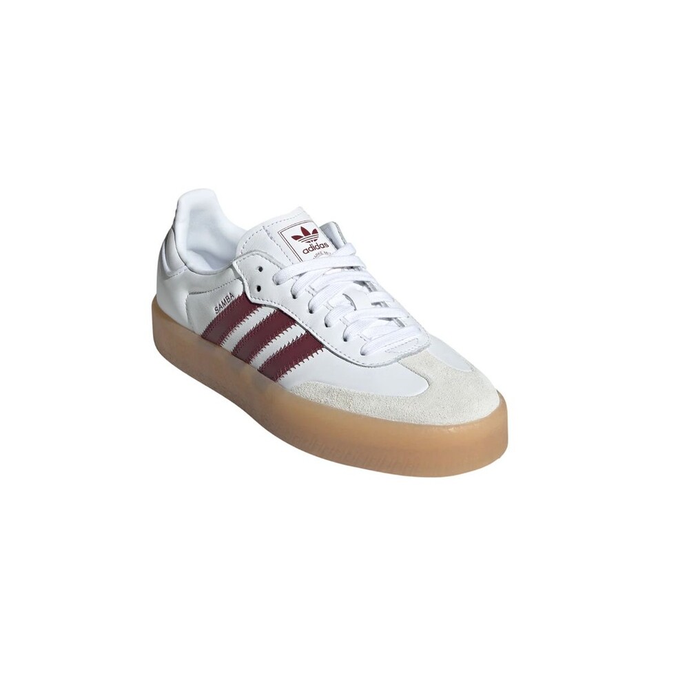 Size 7.5 - Adidas Sambae White Shadow Red W